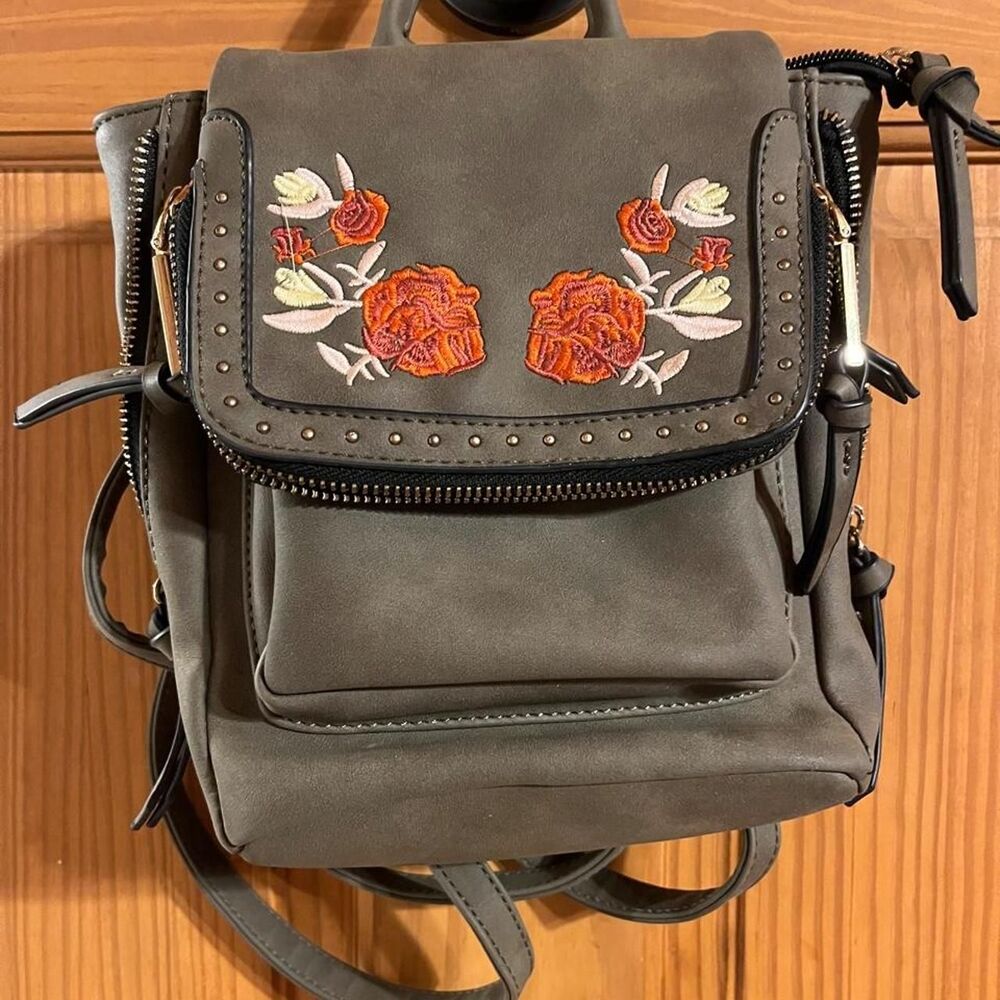 Women's Mini Green Backpack